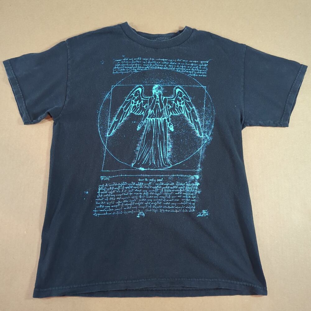 Doctor Who Weeping Angel T Shirt Ripple Junction Black Graphic Tee Small
